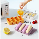 Long Ice Brick Mold, Ice Tray with Lid for Home, Food Freezing Mold—Green-7