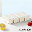 Long Ice Brick Mold, Ice Tray with Lid for Home, Food Freezing Mold—White-1