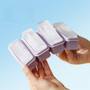 Long Ice Brick Mold, Ice Tray with Lid for Home, Food Freezing Mold—Yellow-4