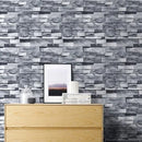 6m/19.69ft Wallpaper Vintage Brick Self Adhesive Peel and Stick 3D Wall Sticker for Home Restaurant-5