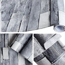 6m/19.69ft Wallpaper Vintage Brick Self Adhesive Peel and Stick 3D Wall Sticker for Home Restaurant-9