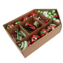 Christmas Tree Ornaments Assorted Set Lightweight Electroplated Christmas Tree Hanging Balls Pendants Set for Home Garden D-4