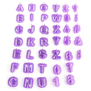 40pcs Numeral Alphabetic Cake Stencils Semiotic Food Grade Plastic Cake Topper Decorative Fillings for Home Baking-2