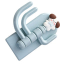 Self Adhesive Hanger Punch Free Rotating 3 Hooks Cute Animal Wall Door Holder for Keys Dog-2