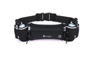 Hydration Running Belt with 2 Water Bottles and Phone Pouch for Marathon Hiking - Green-4