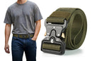 Nylon Tactical Belt Quick-Release for Outdoor Work Daily - Khaki-7