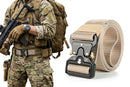 Nylon Tactical Belt Quick-Release for Outdoor Work Daily - Army Green-10