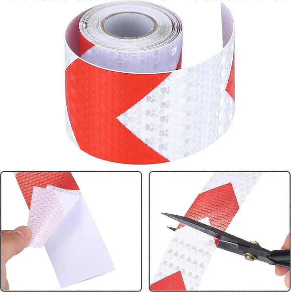 Self-Adhesive Reflective Warning Tape, 5m x 5cm Safety Tape for Vehicles