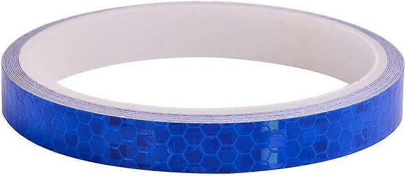 2 Pack Self-Adhesive Reflective Tape, 1cm x 8m Waterproof Safety Tape for Trailers