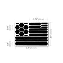 Reflective Stickers Tape for Bikes, Self-Adhesive Safety Decals for Helmets Motorcycles-2