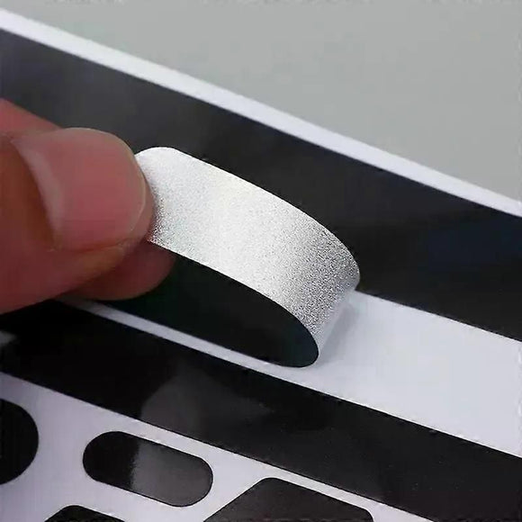 Reflective Stickers Tape for Bikes, Self-Adhesive Safety Decals for Helmets Motorcycles