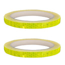 2 Pack Reflective Tape Strips, Self-Adhesive Safety Warning Tape for Bikes-1
