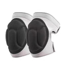 Pair of Knee Pads Anti-Slip Knee Protector Braces for Work Sports Grey - L-3