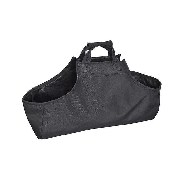 Outdoor Camping Firewood Carrying Bag, Canvas Log Storage Tote for Picnic and BBQ