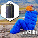 Waterproof Camping Sleeping Bag Storage Sack, Silicon-Coated Nylon Compression Stuff Bag, Red-5