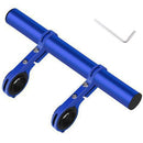 20cm Aluminum Alloy Bicycle Handlebar Extender Mount for Bike Accessories Blue-3