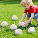 Soft PU Training Baseball 6Pcs Indoor Lightweight Pract Sports Ball Set-5