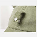 Cat Ear Baseball Cap with Sunglasses Decor, Adjustable Summer Outdoor Cap - Navy Blue-4