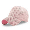 Oversize Mesh Trucker Cap, Big Brim Breathable Baseball Cap for Summer - Black L-4