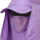 Hiking Hat with Neck and Face Flap, Breathable Baseball Sun Cap for Garden Fishing-5