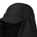 Hiking Hat with Neck and Face Flap, Breathable Baseball Sun Cap for Garden Fishing-5