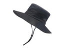 Wide Brim Bucket Hat, Breathable Hiking Fisherman Sun Hat, Yellow Gray-2