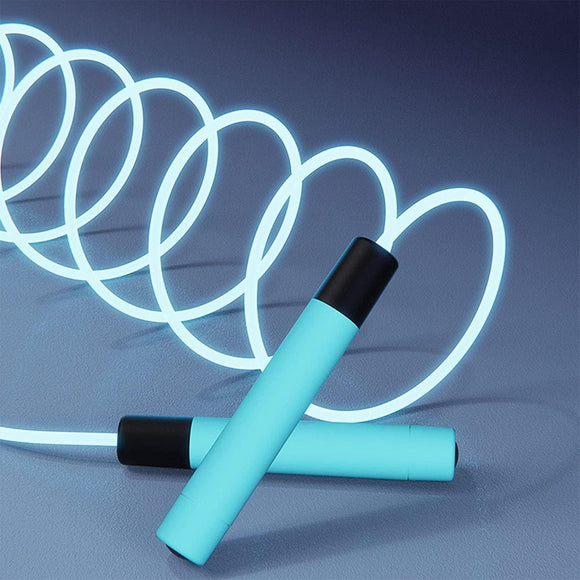 Glowing Skipping Rope Blue 2.8m Jump Rope 160g