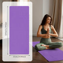 Non-slip High Temperature Yoga Towel Blue 183x63cm Microfiber 1pc-3