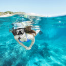 Snorkeling Set Wide View Diving Mask Dry Top Snorkel Set Big Frame Wateght And Anti-Fog Lens-6