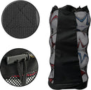 1pc Ball Storage Bag Black L Mesh Net Bag for Basketball Football Volleyball-3