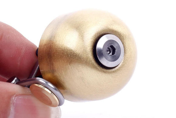 Bike Bell Classic Bicycle Bell Bike Ring Bell Loud Sound Bells for Road Mountain Bike Handlebars -Gold