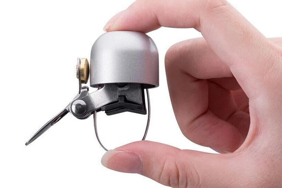 Bike Bell Classic Bicycle Bell Bike Ring Bell Loud Sound Bells for Road Mountain Bike Handlebars -Silver