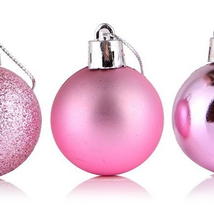 Christmas Plastic Ball 2CM Constant Romance 2cm ball wired cap head