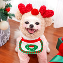 Weiwang Cartoon Pet Hat Christmas Deer Antlers White hat antlers S (good for 1.00 kg-4.00 kg pets)-5