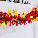 Tinsel Decoration Christmas New Year Dark Green Tops-dark green with white edges-2