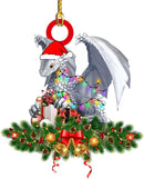 Christmas Dragon Acrylic Car Hanging Decoration-1