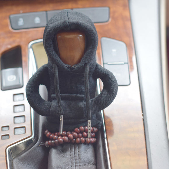 Jicheng Car Gear Shift Lever Cover Fabric Red Christmas