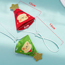 Noon Christmas Pet Hat Scarf Set Cartoon Bear Red Green A07G Red Bear Christmas Set One Size-5