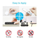 3 Pack Black Silicone Cable Management Clips Self-Adhesive Cord Holders Organizer for USB Charging Cables Desk Home Office-7