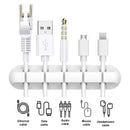 3 Pack White Silicone Cable Clips Self-Adhesive Cord Organizer Cable Management Holders for Desk Home Office-2