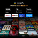 SKYWORTH 40" E5500H EyeCare Smart Google TV, 1080P FHD, HDR10 HLG, Find-My Remote, AI Picture Processing, Dolby Audio, Screen Casting, Bezel Less Design, Voice Control-4