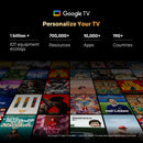 SKYWORTH 75X6600H QD-Mini LED 4K Smart TV, Matte Anti-Glare Display, 120Hz Turbo Mode, AI 4K Upscaling, AI Color Enhancement，Google TV, Dolby Atmos+Dolby Vision, 30W Speakers，HDMI2.1-5