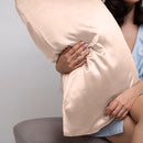 Casa Decor Luxury Satin Pillowcase Twin Pack Size With Gift Box Luxury - Champagne Pink-2