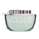 Bread and Butter Electroplate Icy Snowflake Mini Mix Bowl Set-3