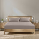 Royal Comfort 1500 Thread Count Cotton Rich Sheet Set 3 Piece Ultra Soft Bedding - King - Stone-1