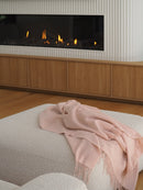 Paddington Throw - Fine Wool Blend - Blush-2