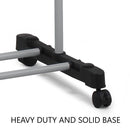 Folding 3 Tier Clothes Laundry Drying Rack with Stainless Steel Tubes for Indoor & Outdoor Home-4