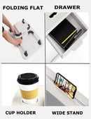 Laptop Bed Desk with Storage and foldable legs for Adults, Kids & Home Office-8