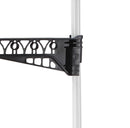 CARLA HOME Folding 3 Tier Clothes Laundry Drying Rack with Stainless Steel Tubes for Indoor & Outdoor Home-7