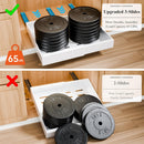 CARLA HOME Pack Pull Out Cabinet Organizer Expandable for Cabinets with Adjustable Slide Out Shelves and Easy Installation (White)-6